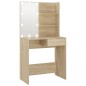 vidaXL Tocador con LED color roble Sonoma 74,5x40x141 cm vidaXL Tocador con LED color roble Sonoma 74,5x40x141 cm