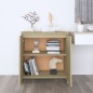 vidaXL Aparador de madera contrachapada roble Sonoma 70x41x75 cm vidaXL Aparador de madera contrachapada roble Sonoma 70x41x75 cm
