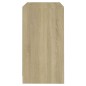 vidaXL Aparador de madera contrachapada roble Sonoma 70x41x75 cm vidaXL Aparador de madera contrachapada roble Sonoma 70x41x75 cm
