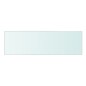 vidaXL Panel de estante vidrio claro 50x15 cm
