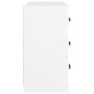 vidaXL Aparador de madera contrachapada blanco 70x35,5x67,5 cm vidaXL Aparador de madera contrachapada blanco 70x35,5x67,5 cm