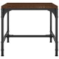 vidaXL Mesa auxiliar de madera contrachapada roble marrón 40x40x35 cm