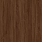 vidaXL Mesa auxiliar de madera contrachapada roble marrón 40x40x35 cm