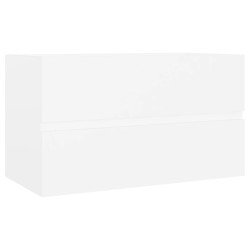 vidaXL Mueble de lavabo madera de ingeniería blanco 80x38,5x45 cm