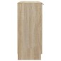 vidaXL Aparador de madera contrachapada roble Sonoma 90,5x30x70 cm vidaXL Aparador de madera contrachapada roble Sonoma 90,5x30x70 cm