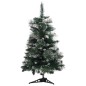 vidaXL Árbol Navidad artificial con soporte PVC verde y blanco 60 cm vidaXL Árbol Navidad artificial con soporte PVC verde y blanco 60 cm