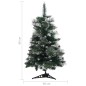 vidaXL Árbol Navidad artificial con soporte PVC verde y blanco 60 cm vidaXL Árbol Navidad artificial con soporte PVC verde y blanco 60 cm