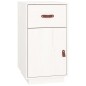 vidaXL Armario de escritorio madera maciza de pino blanco 40x50x75 cm vidaXL Armario de escritorio madera maciza de pino blanco 40x50x75 cm
