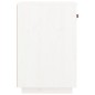 vidaXL Armario de escritorio madera maciza de pino blanco 40x50x75 cm vidaXL Armario de escritorio madera maciza de pino blanco 40x50x75 cm