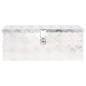 vidaXL Caja de almacenaje de aluminio plateado 60x23,5x23 cm vidaXL Caja de almacenaje de aluminio plateado 60x23,5x23 cm