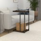 vidaXL Mesa auxiliar madera contrachapada roble ahumado 40x30x60 cm vidaXL Mesa auxiliar madera contrachapada roble ahumado 40x30x60 cm