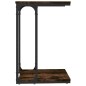 vidaXL Mesa auxiliar madera contrachapada roble ahumado 40x30x60 cm vidaXL Mesa auxiliar madera contrachapada roble ahumado 40x30x60 cm