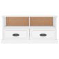 vidaXL Mueble para TV madera contrachapada blanco 93x35,5x45 cm