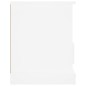 vidaXL Mueble para TV madera contrachapada blanco 93x35,5x45 cm