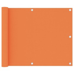 vidaXL Toldo para balcón tela oxford naranja 75x500 cm
