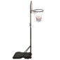 vidaXL Canasta de baloncesto polietileno negro 216-250 cm vidaXL Canasta de baloncesto polietileno negro 216-250 cm