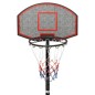 vidaXL Canasta de baloncesto polietileno negro 216-250 cm vidaXL Canasta de baloncesto polietileno negro 216-250 cm
