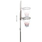 vidaXL Canasta de baloncesto polietileno negro 216-250 cm vidaXL Canasta de baloncesto polietileno negro 216-250 cm