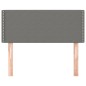 vidaXL Cabecero de tela gris oscuro 90x5x78/88 cm vidaXL Cabecero de tela gris oscuro 90x5x78/88 cm