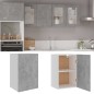 vidaXL Armario colgante madera ingeniería gris hormigón 39,5x31x60 cm vidaXL Armario colgante madera ingeniería gris hormigón 39,5x31x60 cm