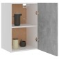 vidaXL Armario colgante madera ingeniería gris hormigón 39,5x31x60 cm vidaXL Armario colgante madera ingeniería gris hormigón 39,5x31x60 cm