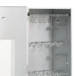 vidaXL Horno ahumador astillas madera acero galvanizado 44,5x29x110 cm vidaXL Horno ahumador astillas madera acero galvanizado 44,5x29x110 cm