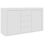 vidaXL Aparador de madera contrachapada blanco 120x36x69 cm vidaXL Aparador de madera contrachapada blanco 120x36x69 cm