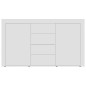 vidaXL Aparador de madera contrachapada blanco 120x36x69 cm vidaXL Aparador de madera contrachapada blanco 120x36x69 cm