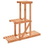 vidaXL Soporte para flores de madera maciza abeto 81x25x75,5 cm vidaXL Soporte para flores de madera maciza abeto 81x25x75,5 cm
