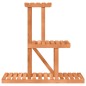 vidaXL Soporte para flores de madera maciza abeto 81x25x75,5 cm vidaXL Soporte para flores de madera maciza abeto 81x25x75,5 cm