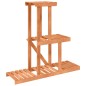 vidaXL Soporte para flores de madera maciza abeto 81x25x75,5 cm vidaXL Soporte para flores de madera maciza abeto 81x25x75,5 cm