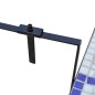 vidaXL Mesa de balcón colgante mosaico azul y blanco vidaXL Mesa de balcón colgante mosaico azul y blanco