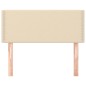 vidaXL Cabecero de tela color crema 100x5x78/88 cm vidaXL Cabecero de tela color crema 100x5x78/88 cm