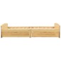 vidaXL Estructura de cama con 2 cajones madera maciza pino 90x200 cm vidaXL Estructura de cama con 2 cajones madera maciza pino 90x200 cm