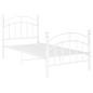 vidaXL Estructura de cama de metal blanco 90x200 cm vidaXL Estructura de cama de metal blanco 90x200 cm