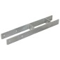 vidaXL Anclajes de valla 6 uds acero galvanizado plateado 9x6x60 cm vidaXL Anclajes de valla 6 uds acero galvanizado plateado 9x6x60 cm
