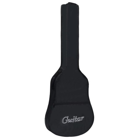 vidaXL Funda para guitarra clásica 4/4 tela negro 100x37 cm
