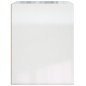 vidaXL Mesita de noche de pared blanco brillante 50x36x47 cm