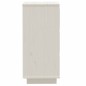 vidaXL Aparador 2 uds madera maciza de pino blanco 32x34x75 cm vidaXL Aparador 2 uds madera maciza de pino blanco 32x34x75 cm