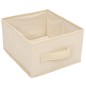 vidaXL Armario almacenamiento con 6 cajones acero crema 55x29x55 cm vidaXL Armario almacenamiento con 6 cajones acero crema 55x29x55 cm