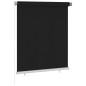 vidaXL Persiana enrollable de exterior 120x140 cm negro