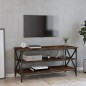 vidaXL Mueble para TV madera contrachapada roble ahumado 100x40x50 cm vidaXL Mueble para TV madera contrachapada roble ahumado 100x40x50 cm