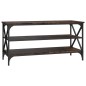 vidaXL Mueble para TV madera contrachapada roble ahumado 100x40x50 cm vidaXL Mueble para TV madera contrachapada roble ahumado 100x40x50 cm