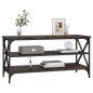 vidaXL Mueble para TV madera contrachapada roble ahumado 100x40x50 cm vidaXL Mueble para TV madera contrachapada roble ahumado 100x40x50 cm