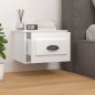 vidaXL Mesitas de noche de pared 2 uds blanco brillante 41,5x36x28 cm vidaXL Mesitas de noche de pared 2 uds blanco brillante 41,5x36x28 cm