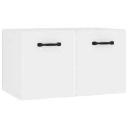 vidaXL Armario pared madera contrachapada blanco brillo 80x35x36,5 cm