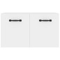 vidaXL Armario pared madera contrachapada blanco brillo 80x35x36,5 cm vidaXL Armario pared madera contrachapada blanco brillo 80x35x36,5 cm
