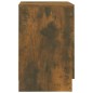vidaXL Mesita de noche madera contrachapada roble ahumado 38x35x56 cm vidaXL Mesita de noche madera contrachapada roble ahumado 38x35x56 cm