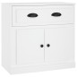 vidaXL Aparador de madera contrachapada blanco 70x35,5x67,5 cm vidaXL Aparador de madera contrachapada blanco 70x35,5x67,5 cm