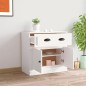 vidaXL Aparador de madera contrachapada blanco 70x35,5x67,5 cm vidaXL Aparador de madera contrachapada blanco 70x35,5x67,5 cm